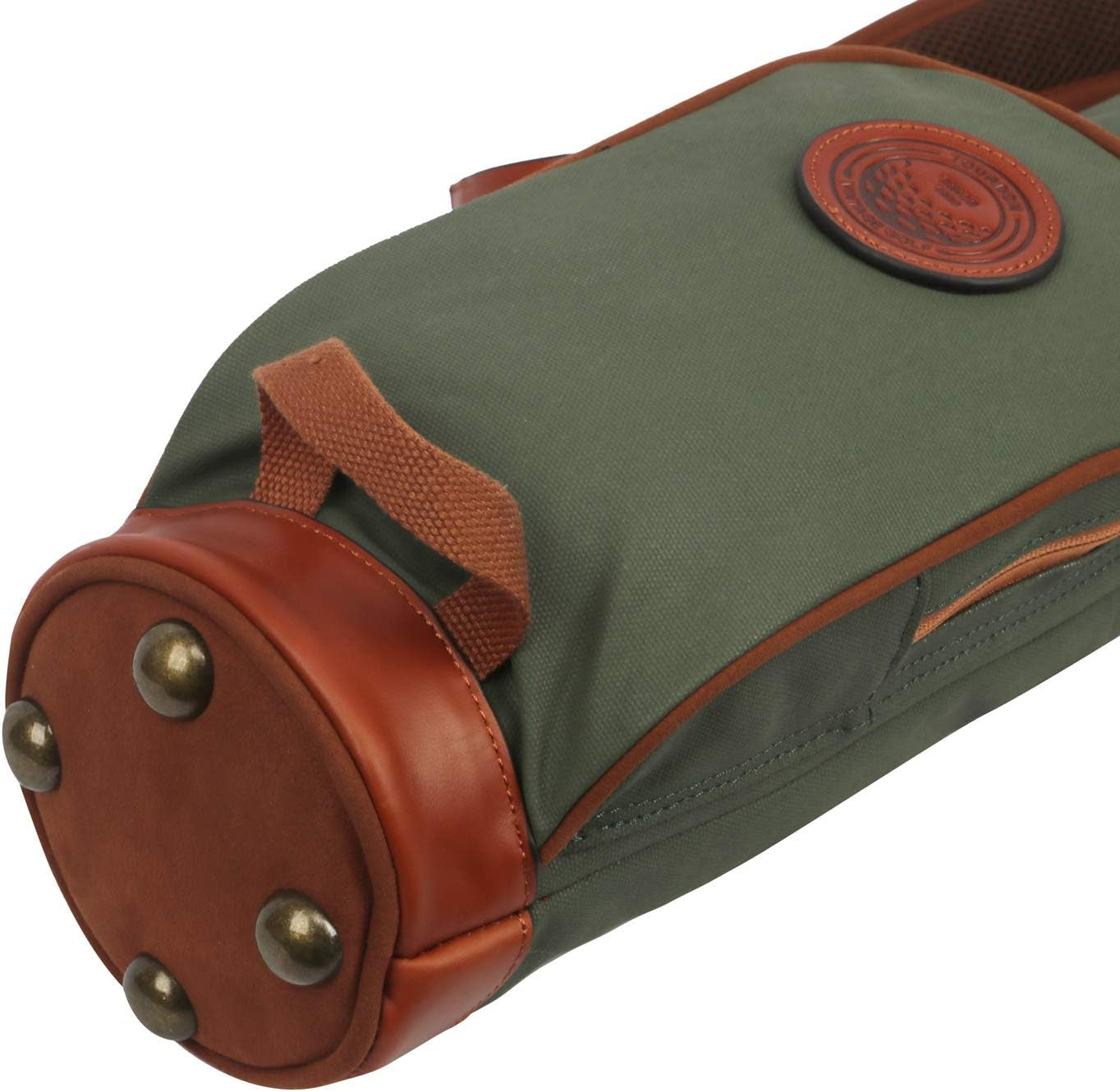 Vintage Golf Club Carry Bags Travel Case - Canvas and Leather